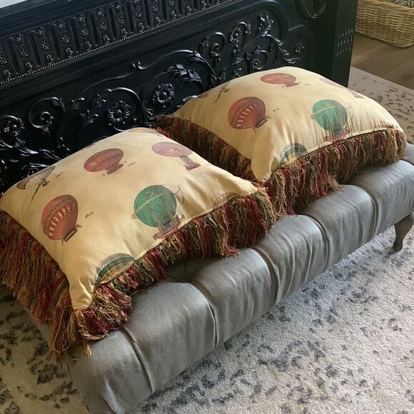 Designer Hot Air Balloon Pillows - Picture 8 of 8